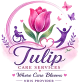 tulips care services logo
